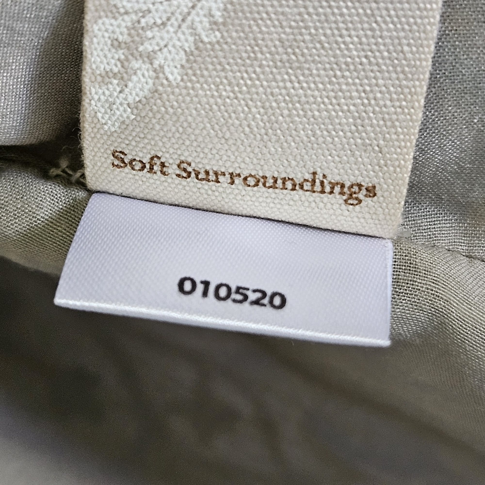 Soft Surroundings Medina Floral Jacquard Embroidered Kimono Size S M - Picture 9 of 9